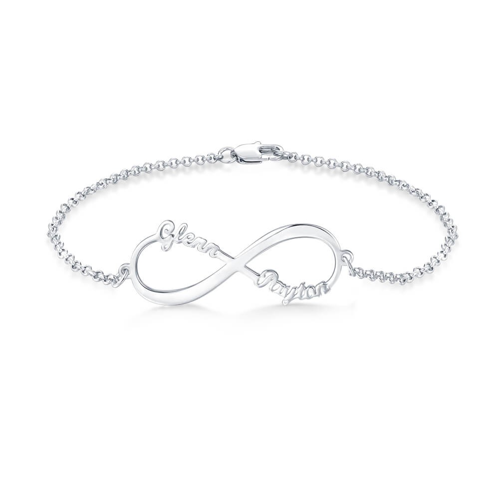 Pulseira Infinity Charm Personalizada