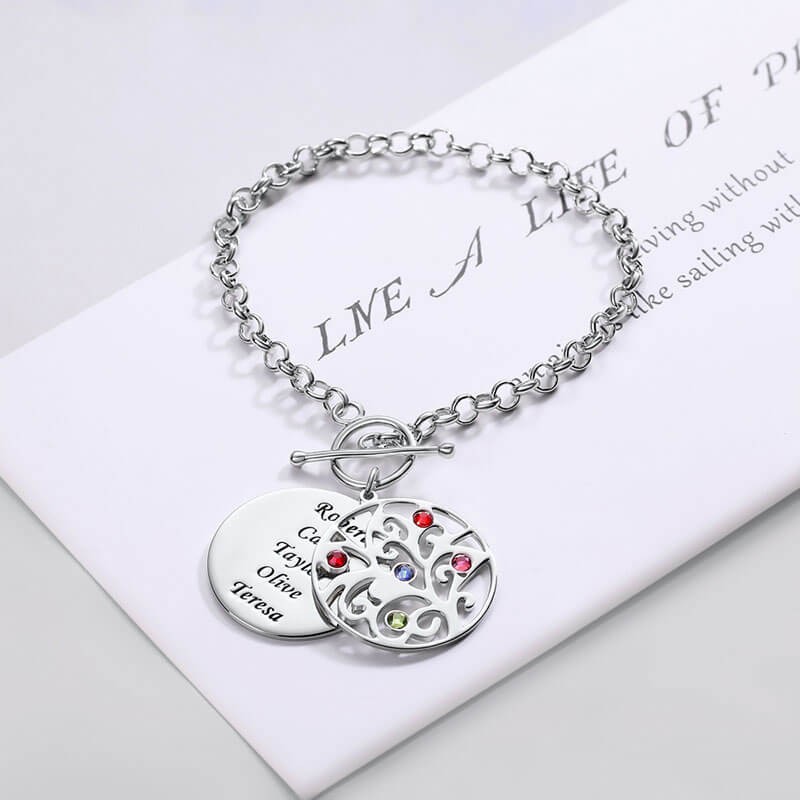 Pulseira de charme personalizada